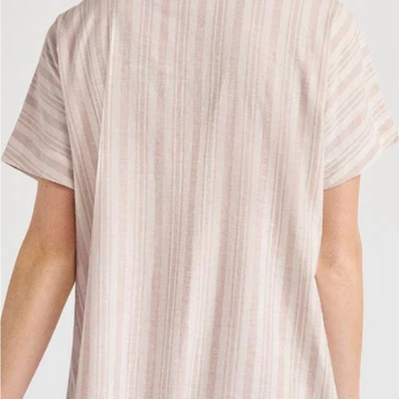 Splendid Beige and White Striped Dress- NWT - Picture 3 of 10